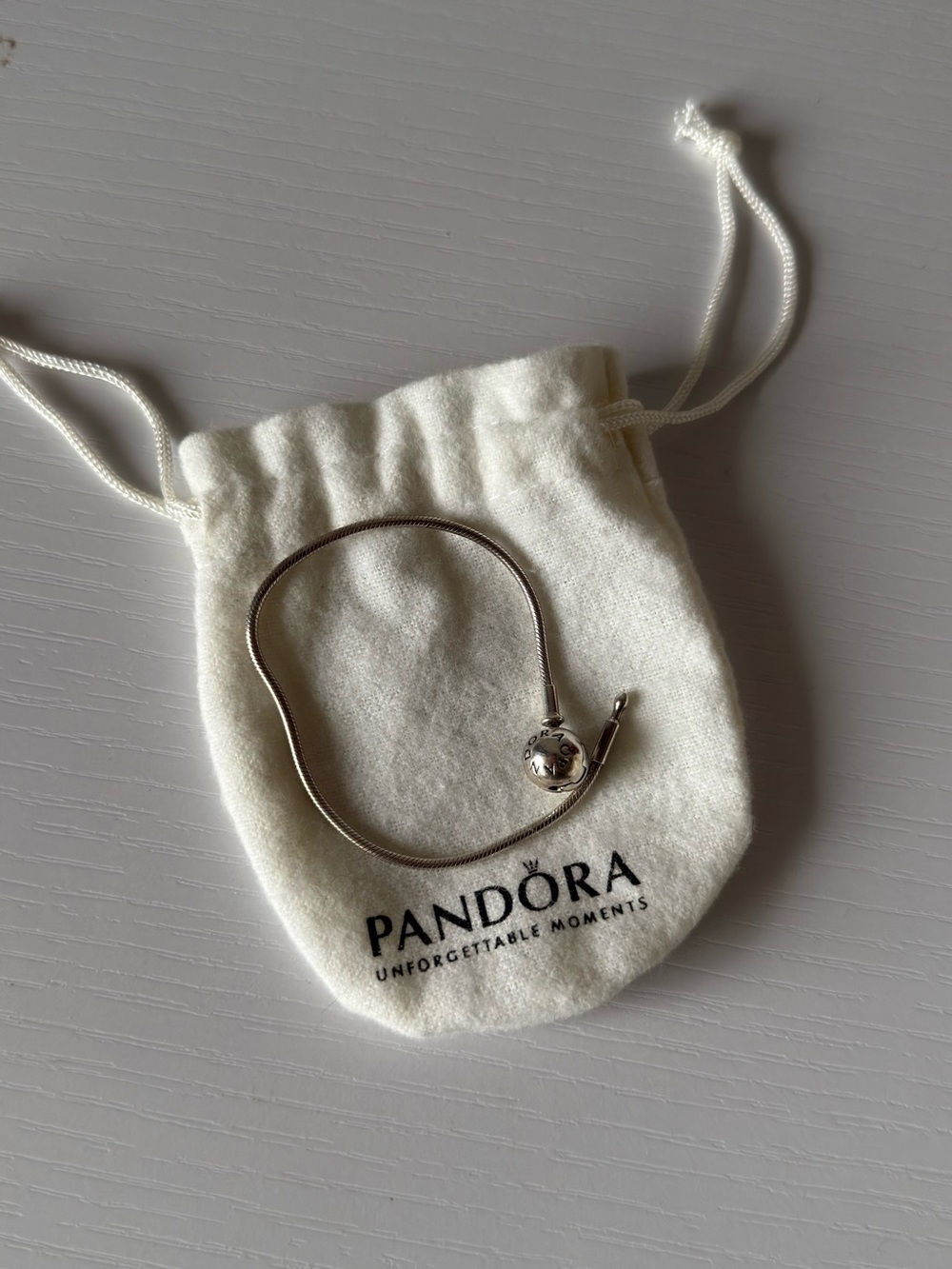 Pandora Moments Snake Chain Bracelet 6.5” S925